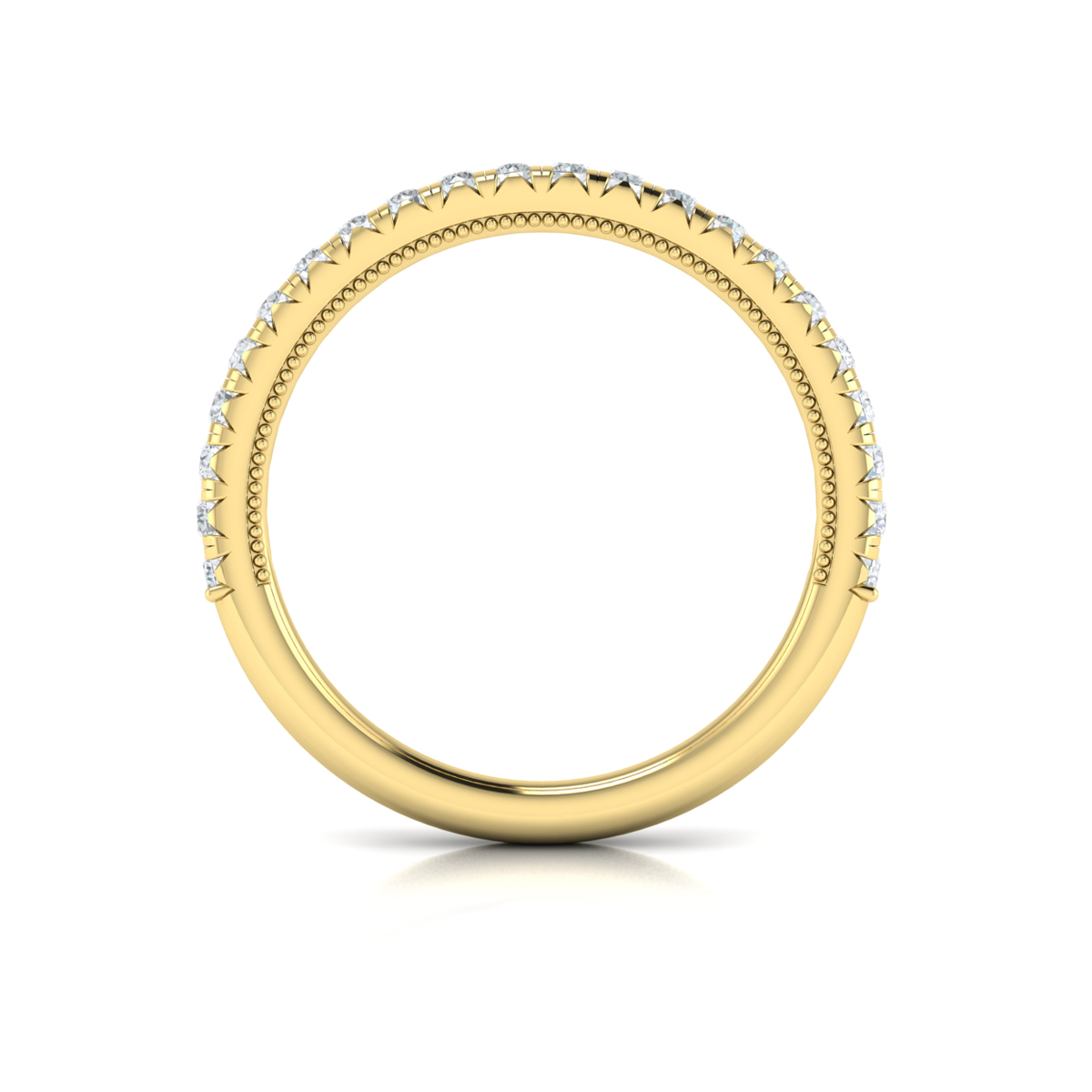 Matching Band for Classic French Pave Engagement Ring