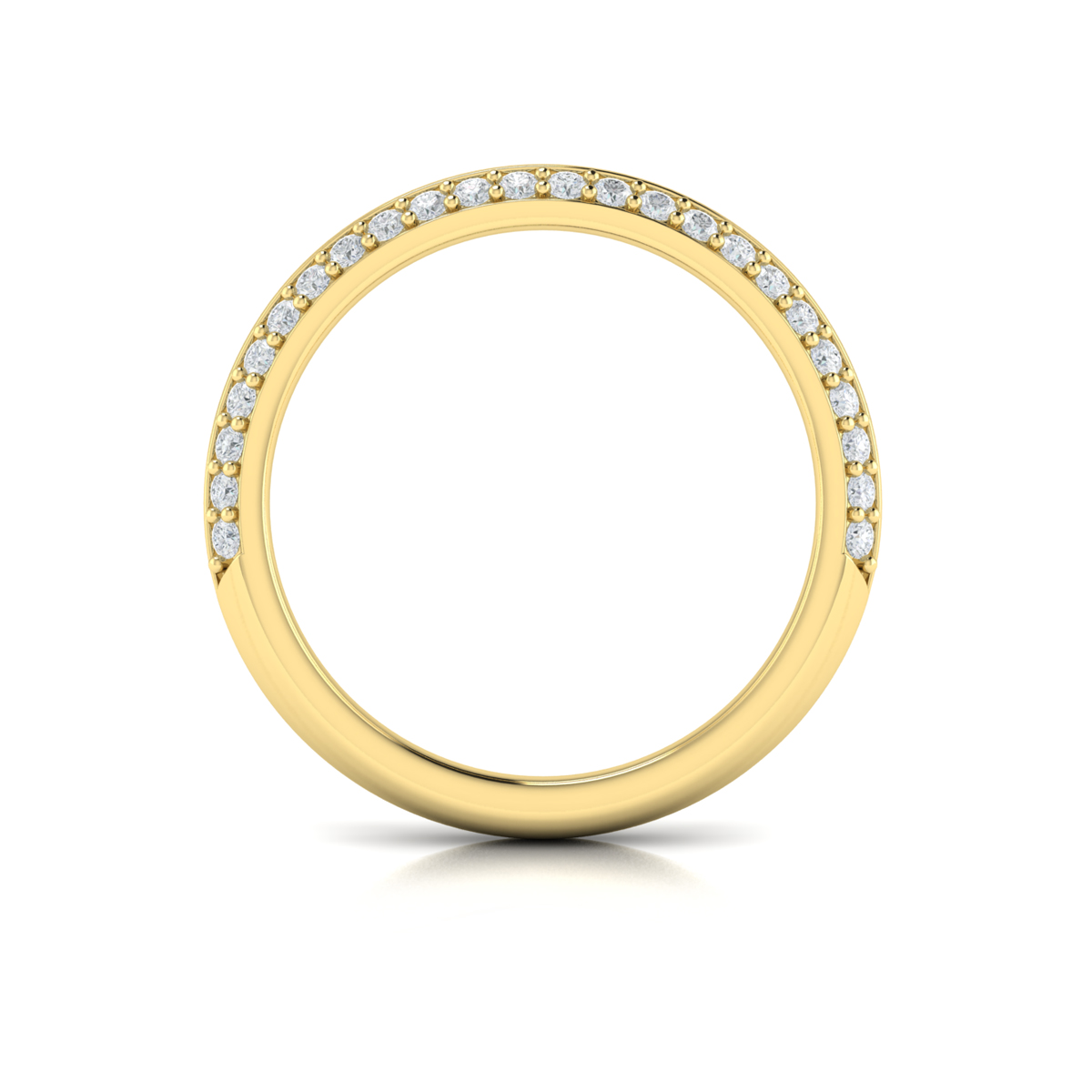 Matching Band for Harmony Hidden Halo Engagement Ring