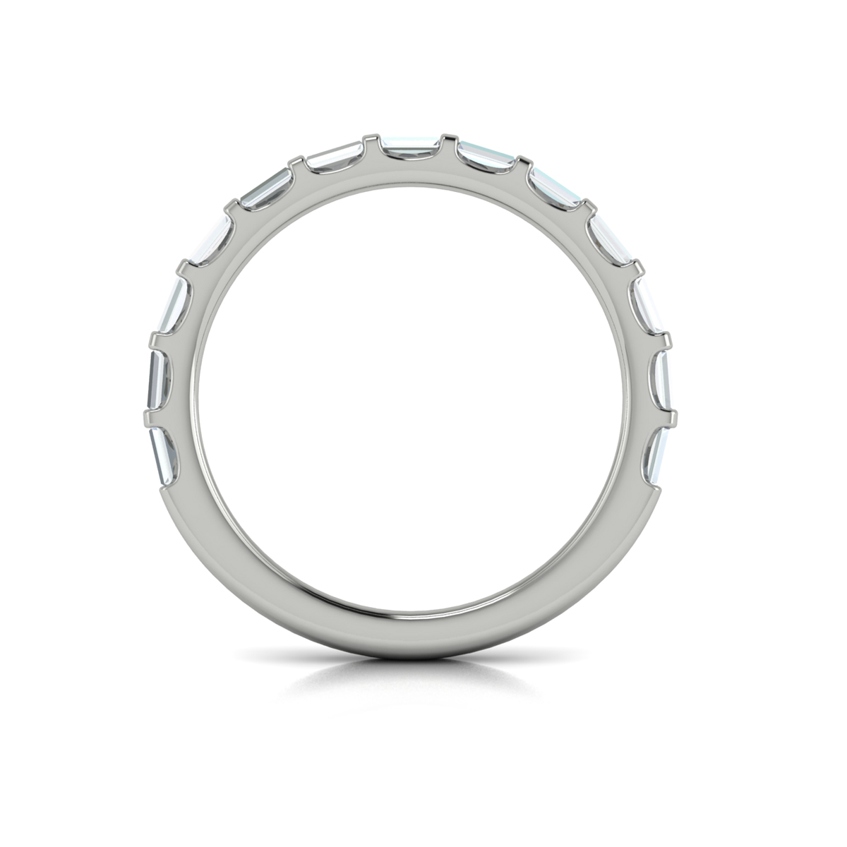 Matching Band for Shining Baguette Band Engagement Ring