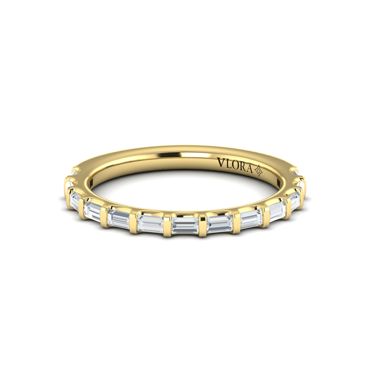 Matching Band for Shining Baguette Band Engagement Ring