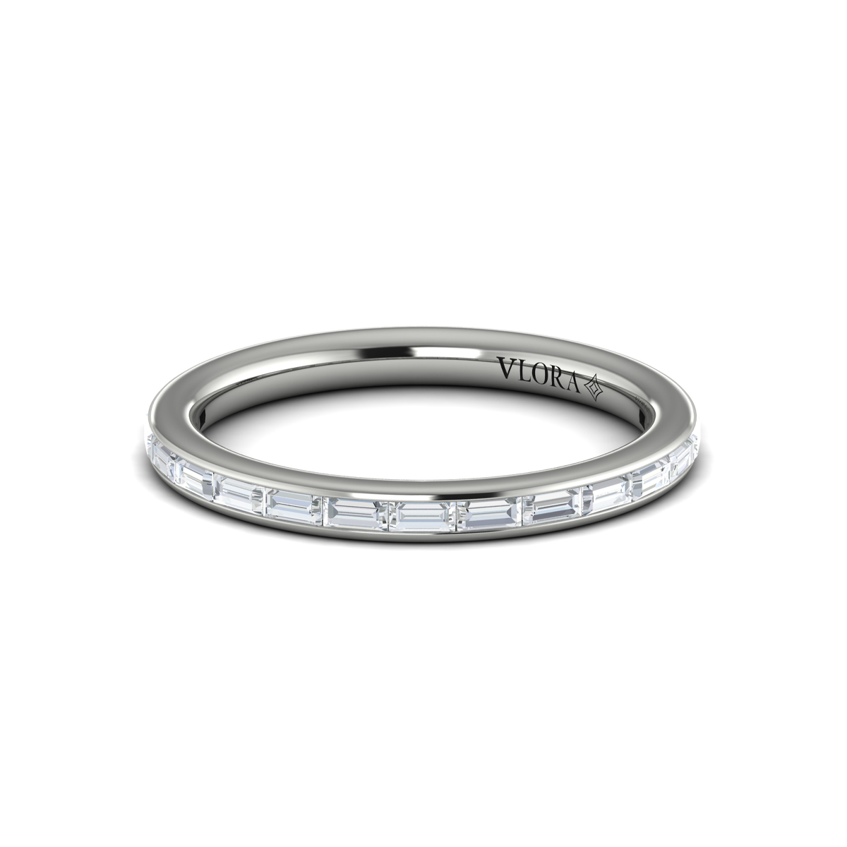 Matching Band for Brilliant Waterfall Engagement Ring