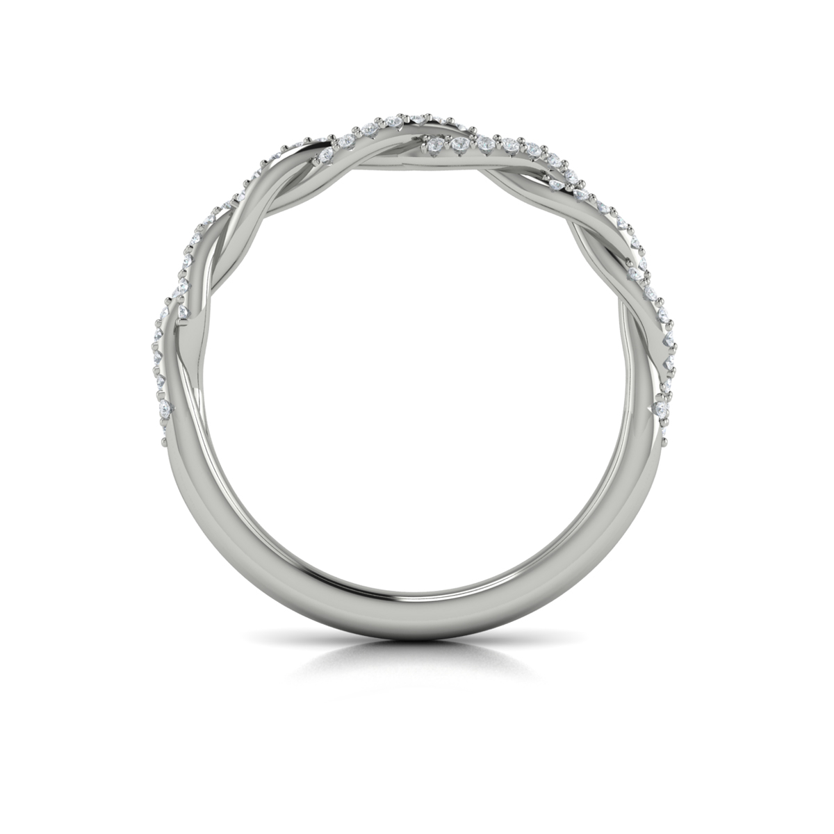 Matching Band for Entwined Engagement Ring