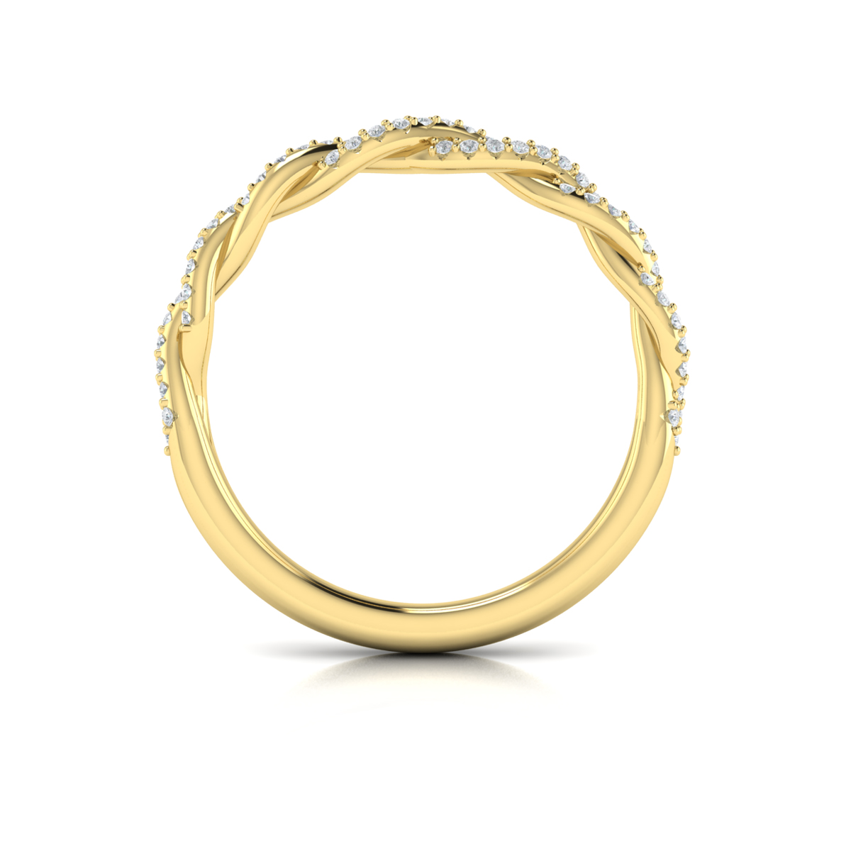 Matching Band for Entwined Engagement Ring