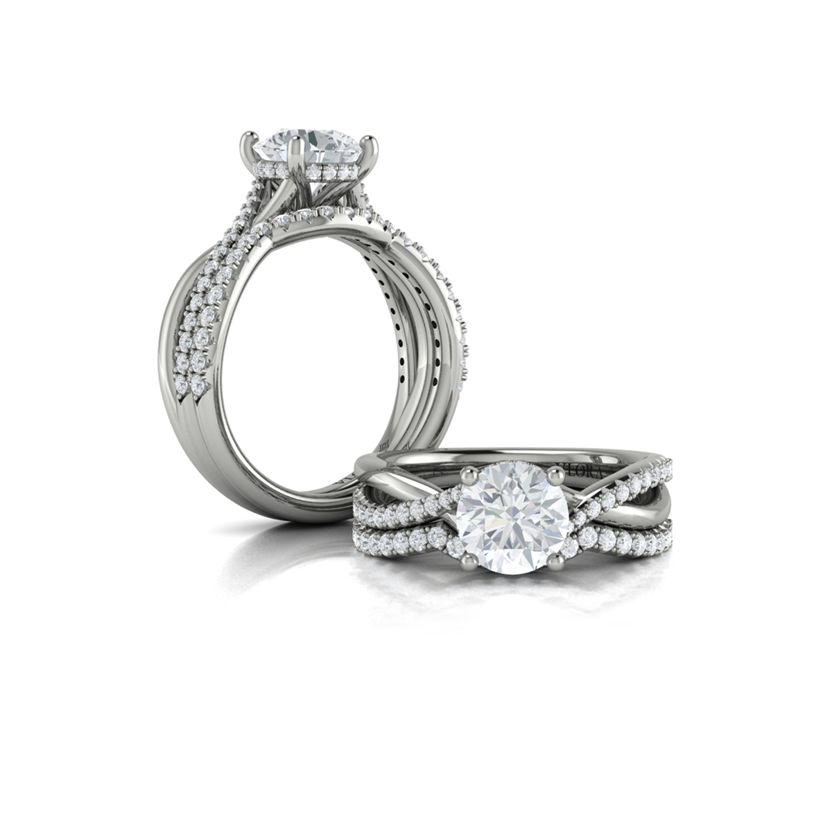 Entwined Matching Wedding Band