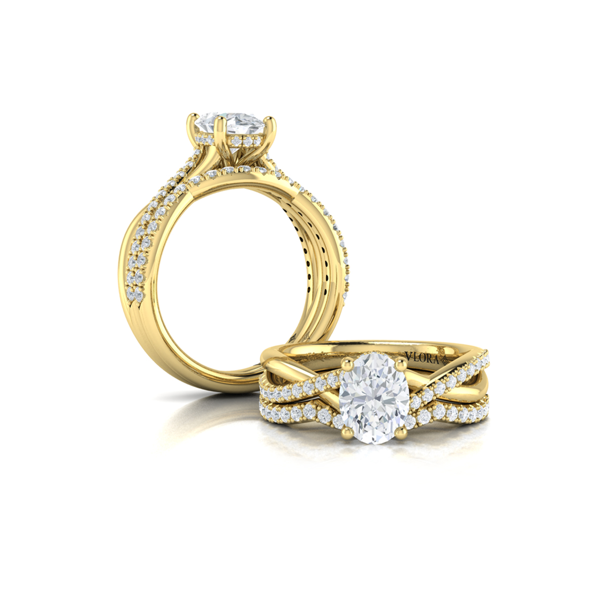 Entwined Matching Wedding Band