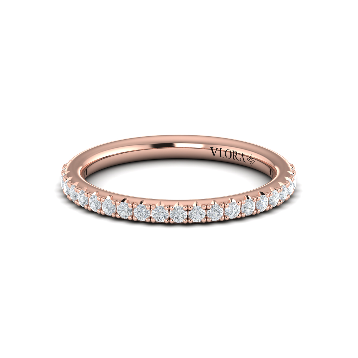 Matching Band for Opulent Oval Halo Engagement Ring