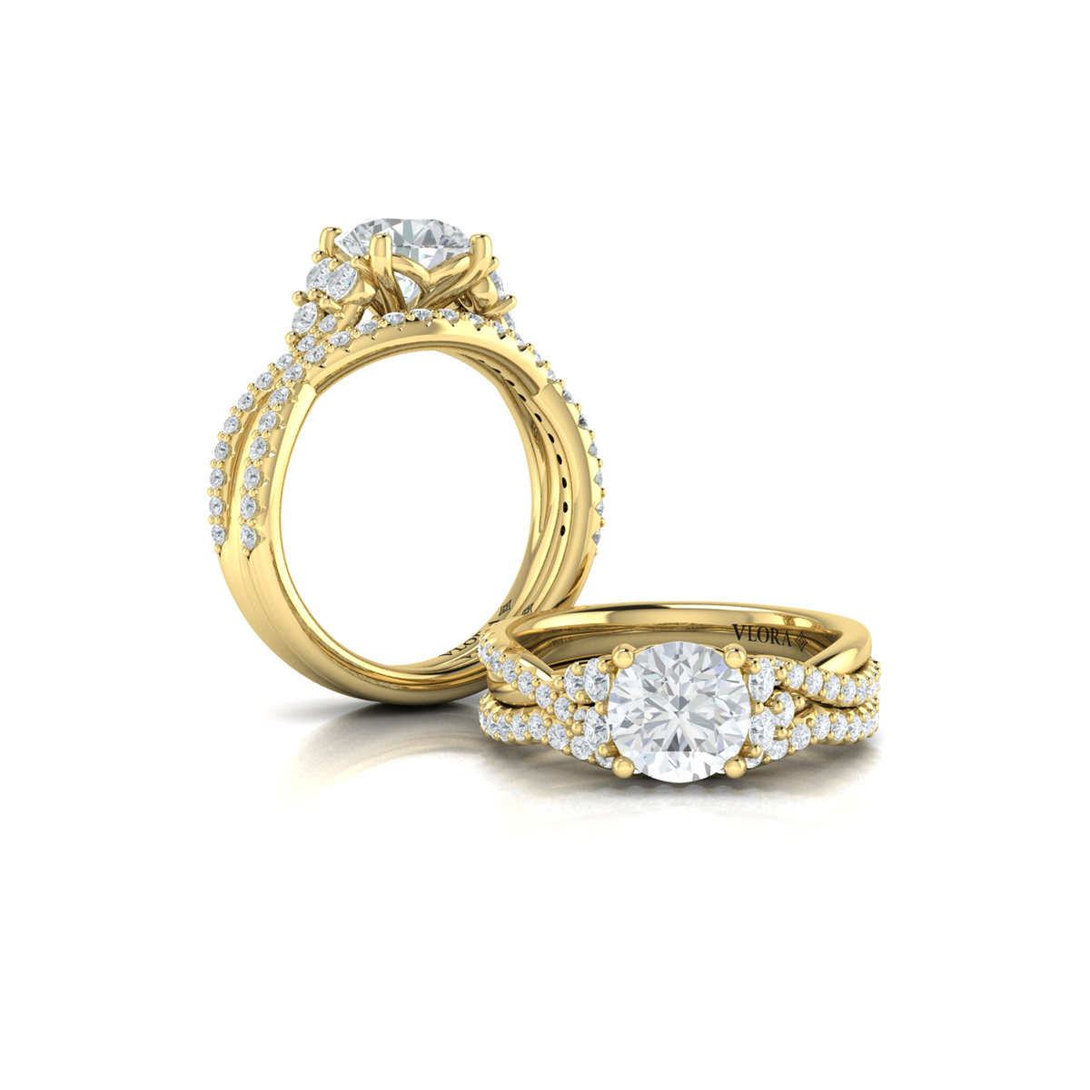 Entwined Matching Wedding Band