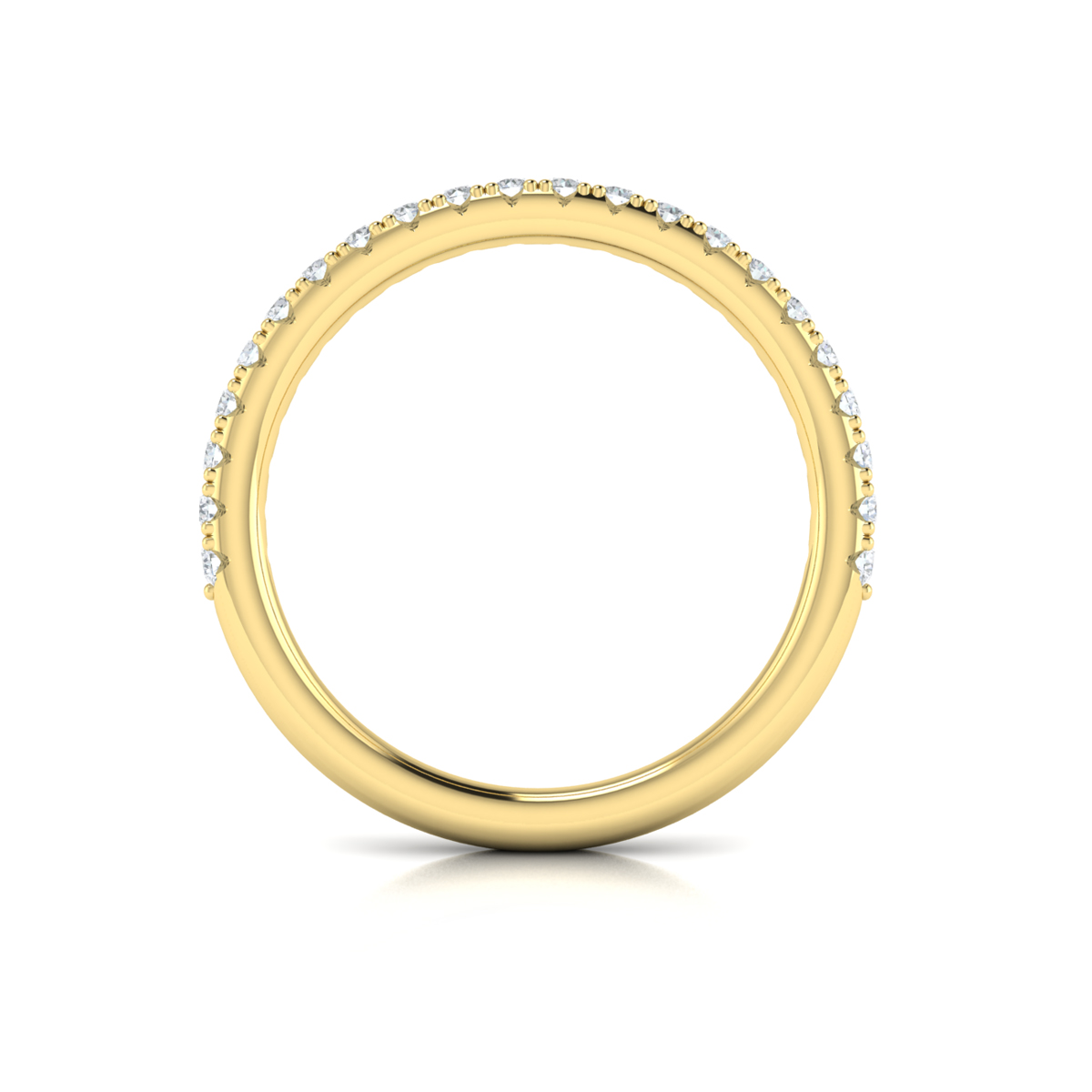 Matching Band for Regal Halo Oval Engagement Ring