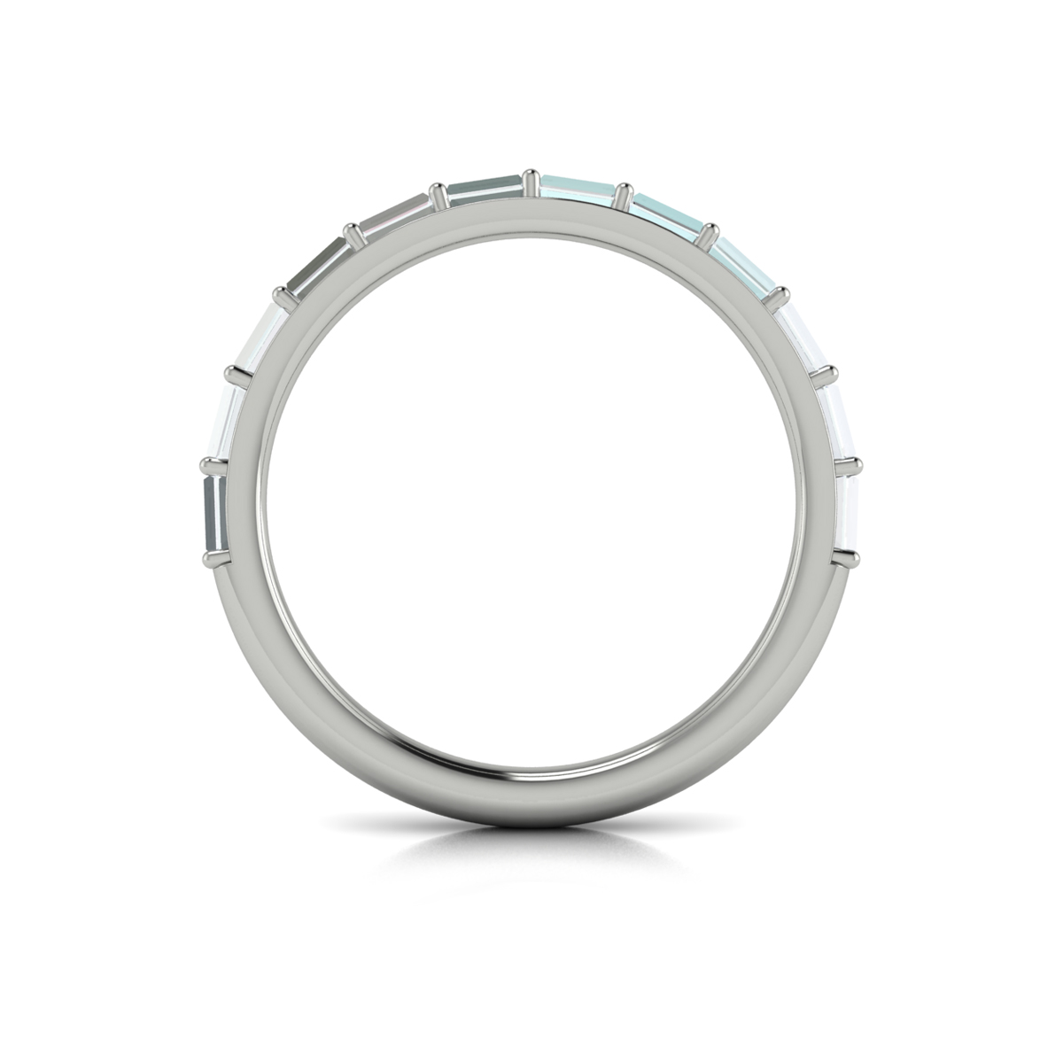 Matching Band for Grand Cathedral Round Diamond Engagement Ring