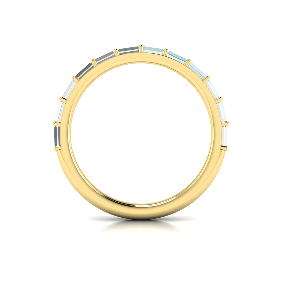 Matching Band for Grand Cathedral Round Diamond Engagement Ring