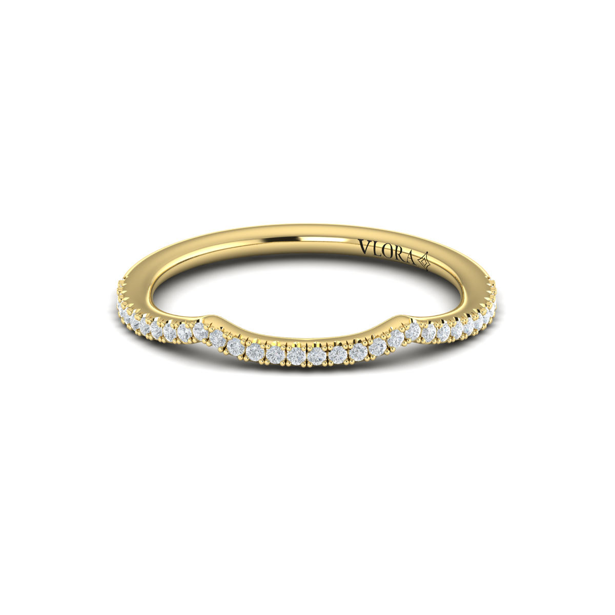Entwined Halo Matching Wedding Band