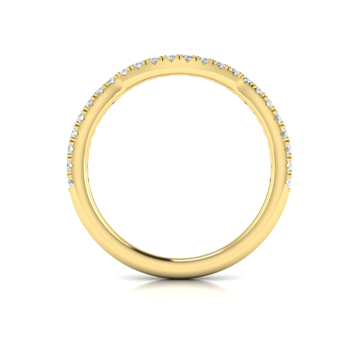 Entwined Oval Halo Matching Wedding Band
