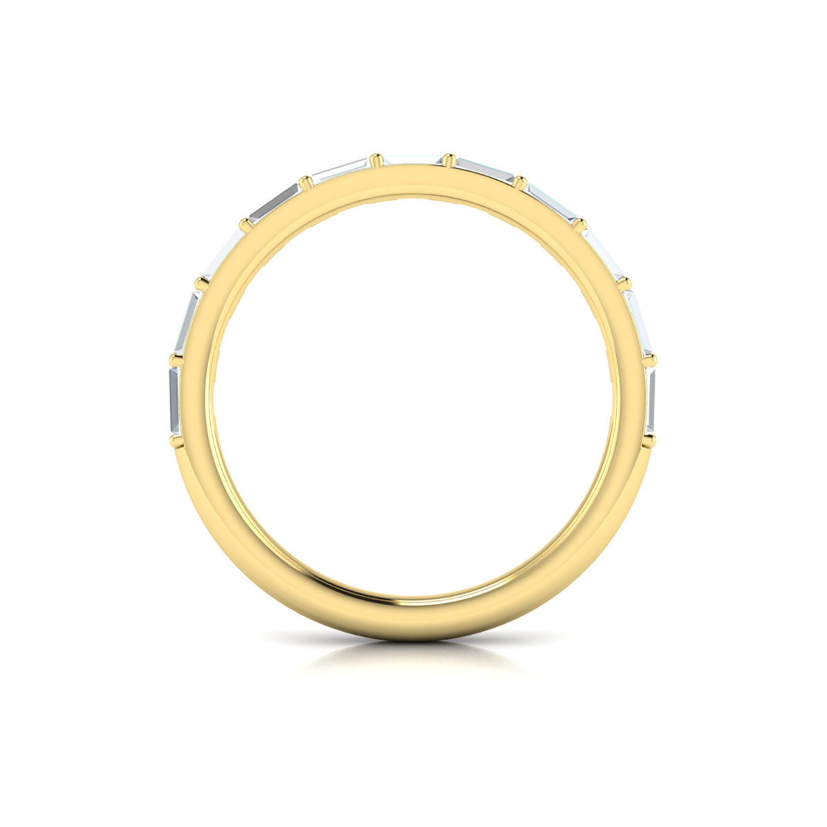Matching Band for Serenity Oval Hidden Halo Engagement Ring