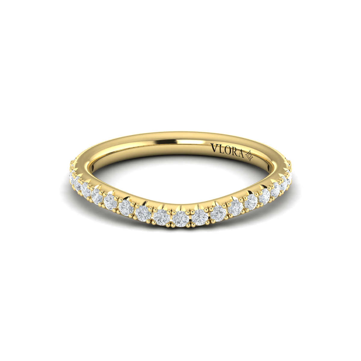 Matching Band for Euro Halo Round Engagement Ring