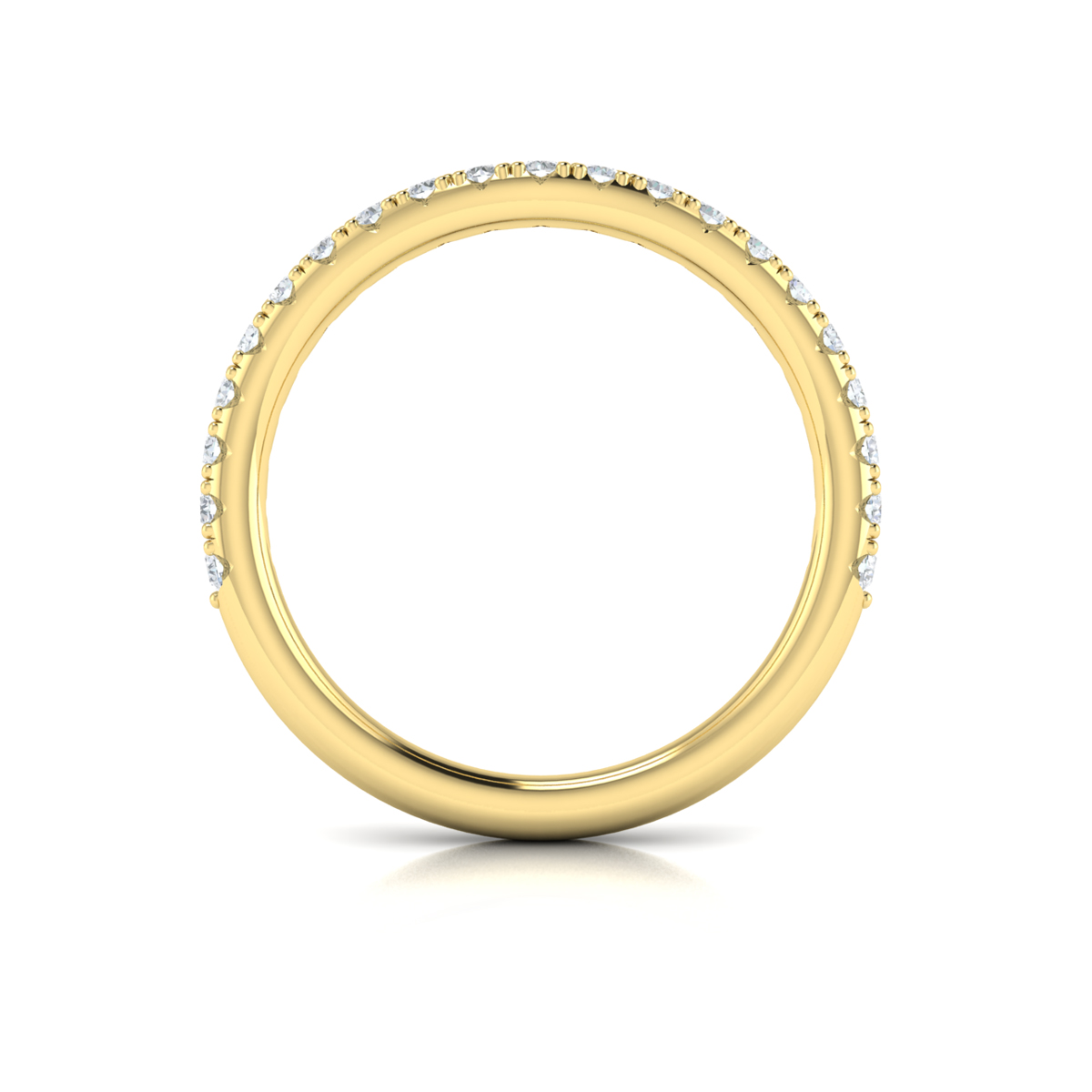 Matching Band for Euro Halo Round Engagement Ring
