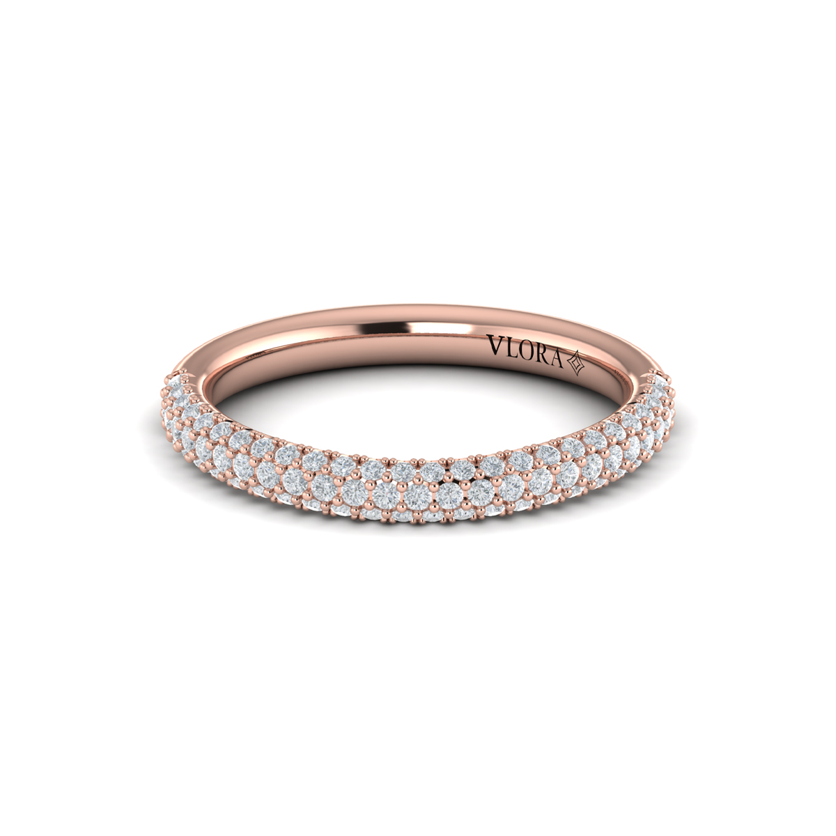 Matching Band for Splendid Cathedral Split Shank Oval Engagement Ring