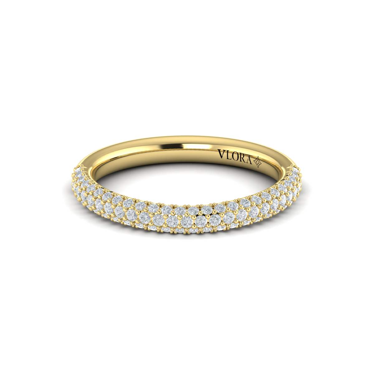 Matching Band for Splendid Cathedral Split Shank Oval Engagement Ring
