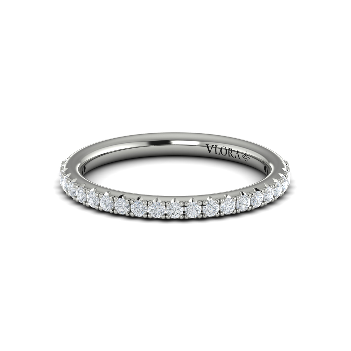 Matching Band for Solitaire Emerald Cut Engagement Ring