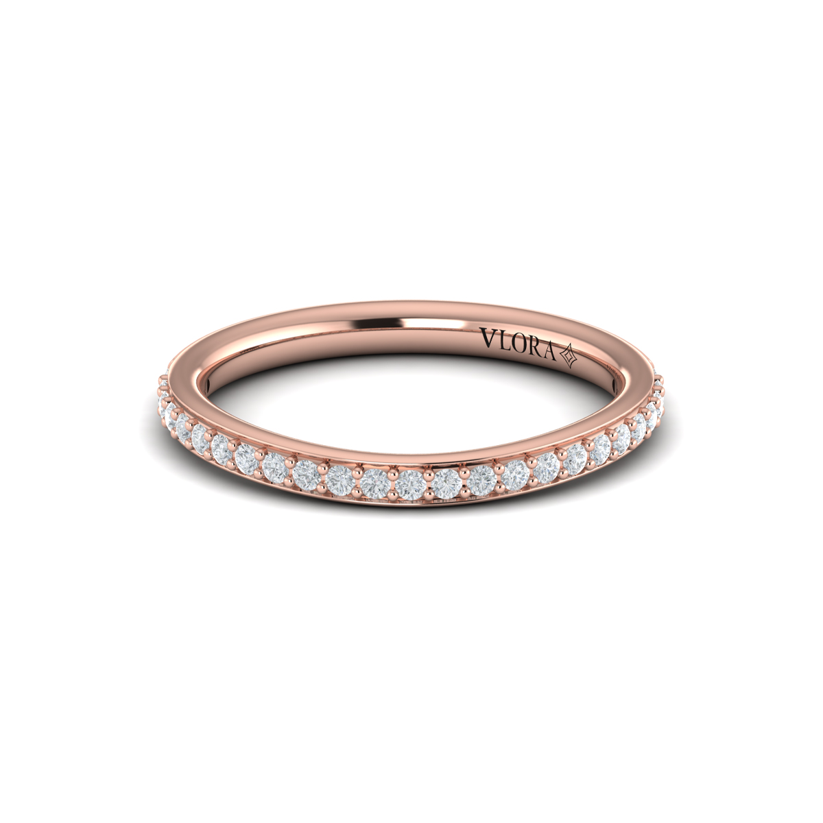 Matching Band for Charming Cathedral Split Shank Engagement Ring