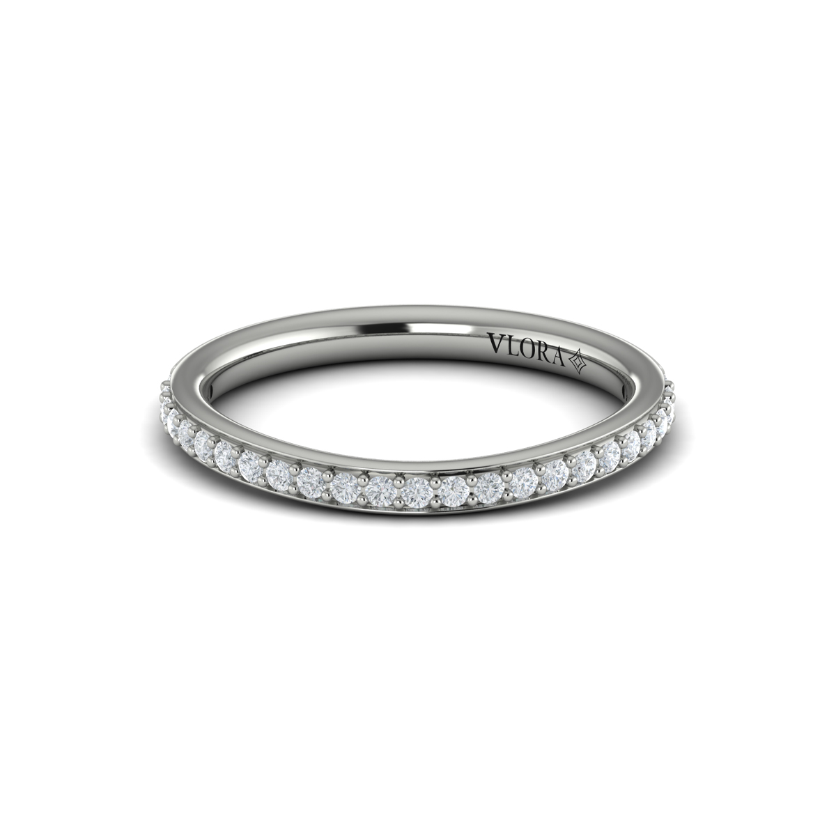 Matching Band for Charming Cathedral Split Shank Engagement Ring