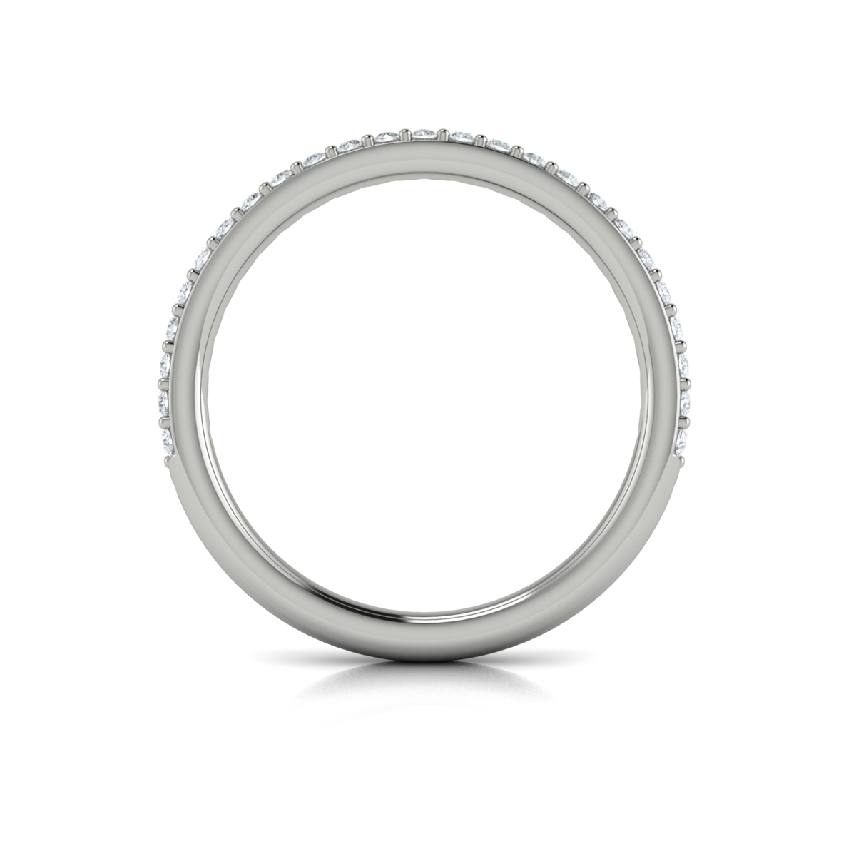 Matching Band for Charming Cathedral Split Shank Engagement Ring