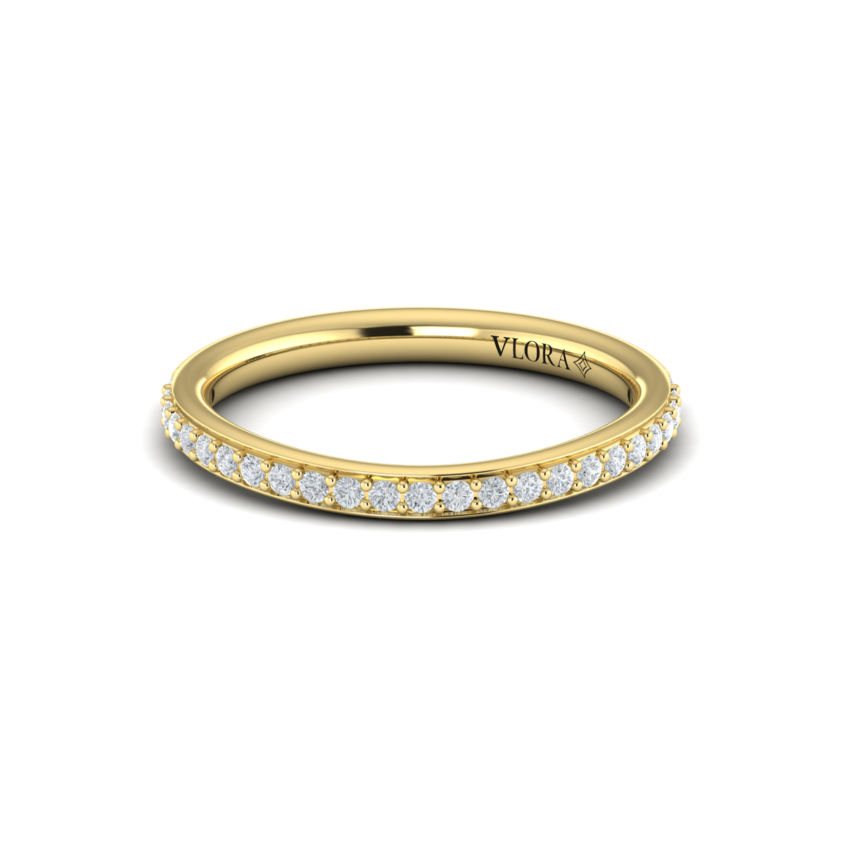 Matching Band for Charming Cathedral Split Shank Engagement Ring