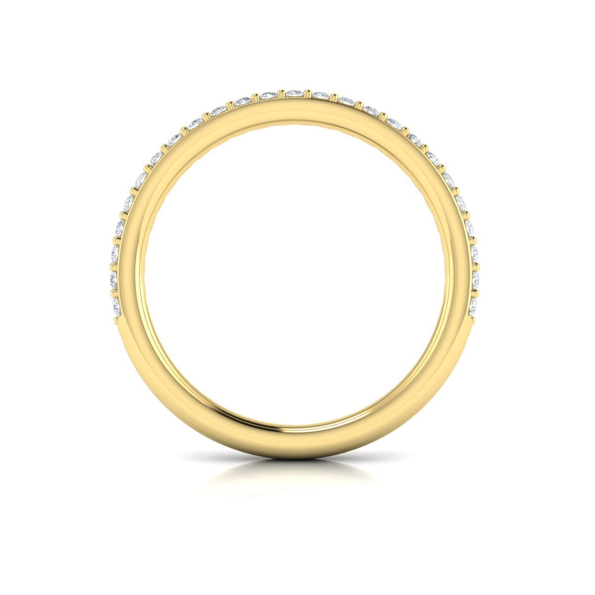 Matching Band for Charming Cathedral Split Shank Engagement Ring