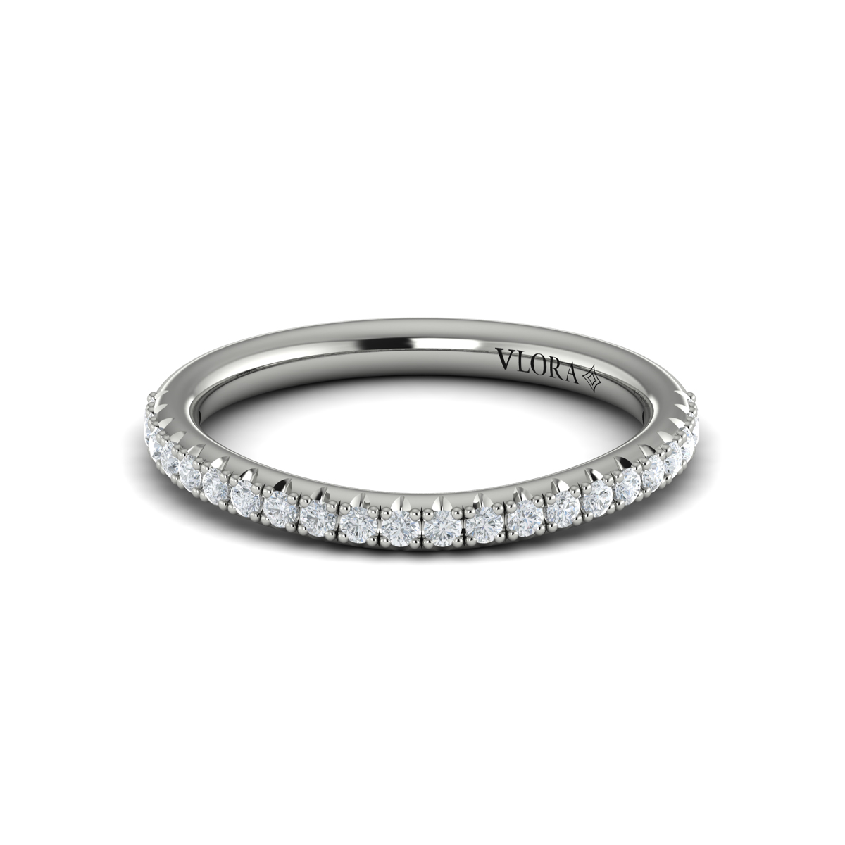 Matching Band for Elegant Oval Modern Vintage Engagement Ring