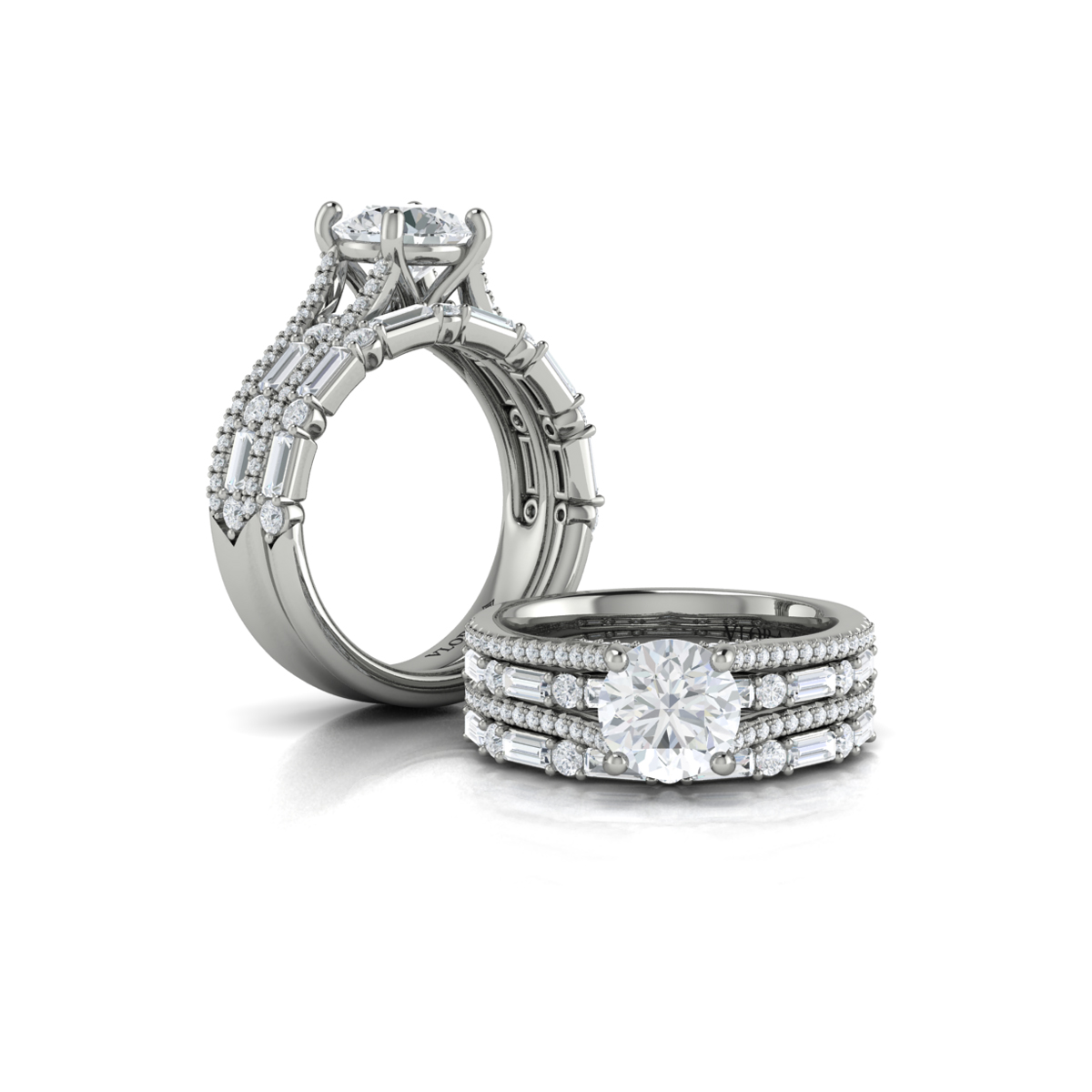 Matching Band for Triple Band Engagement Ring