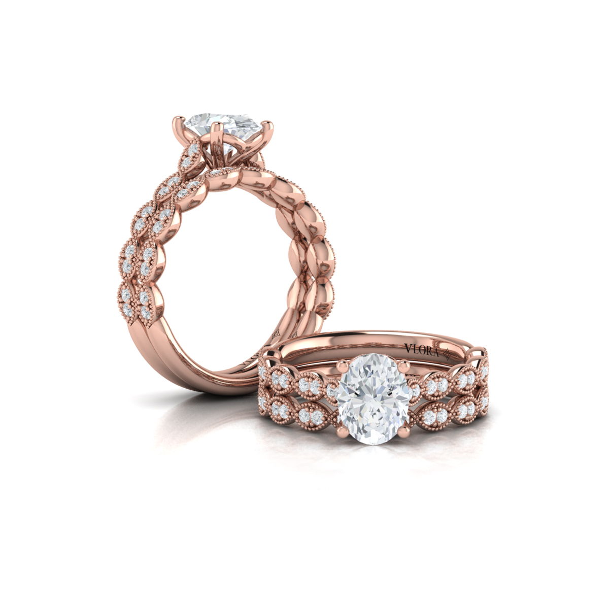Matching Band for Unity Oval Engagement Ring