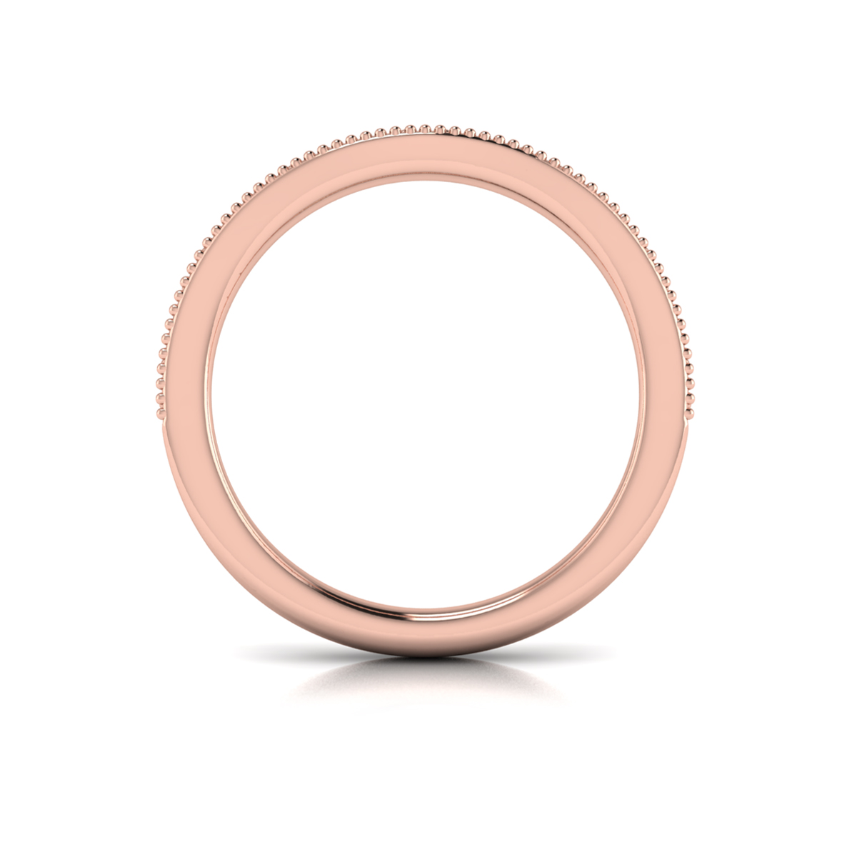 Matching Band for Intricate Hidden Halo Engagement Ring