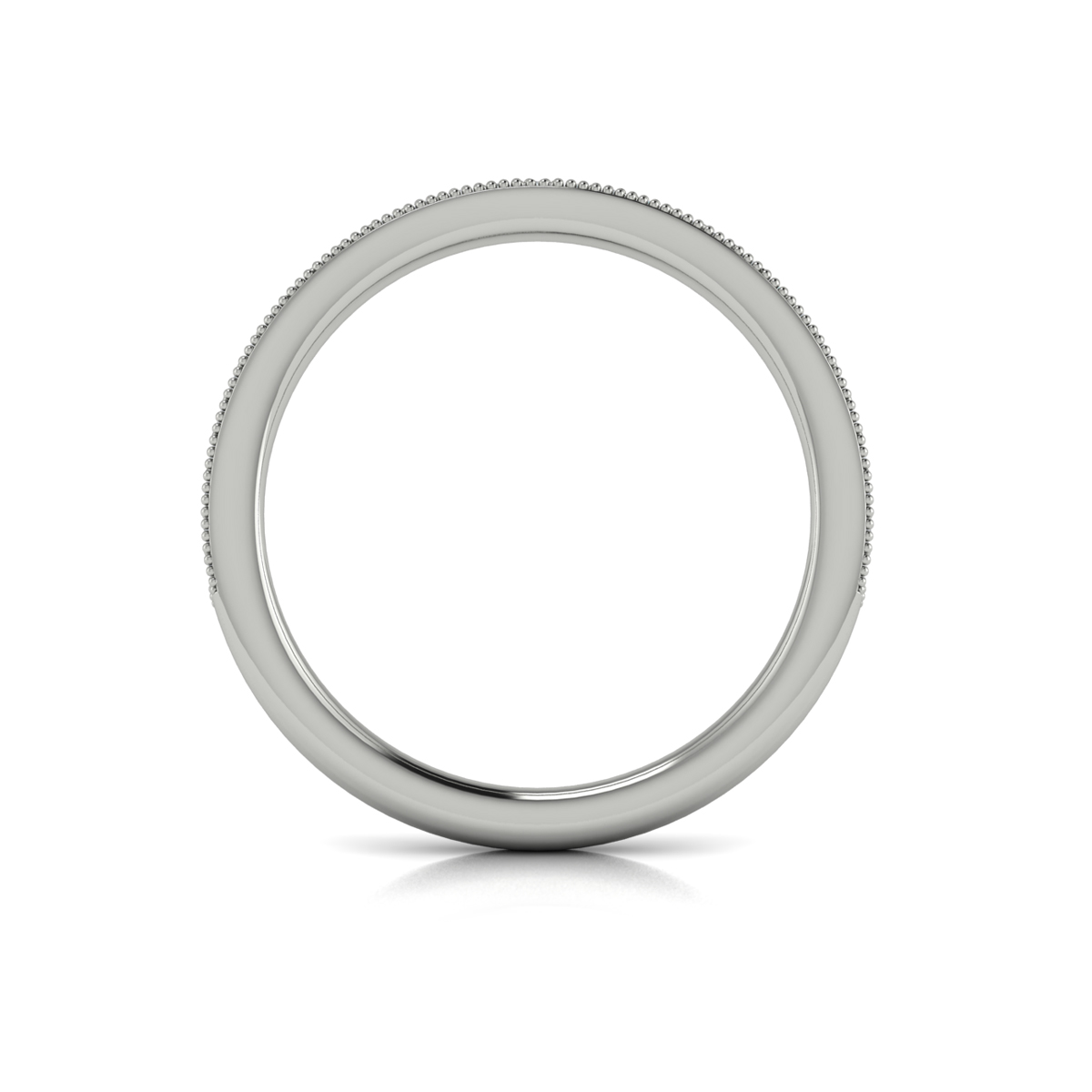Matching Band for Vintage Splendor Oval Split Shank Engagement Ring