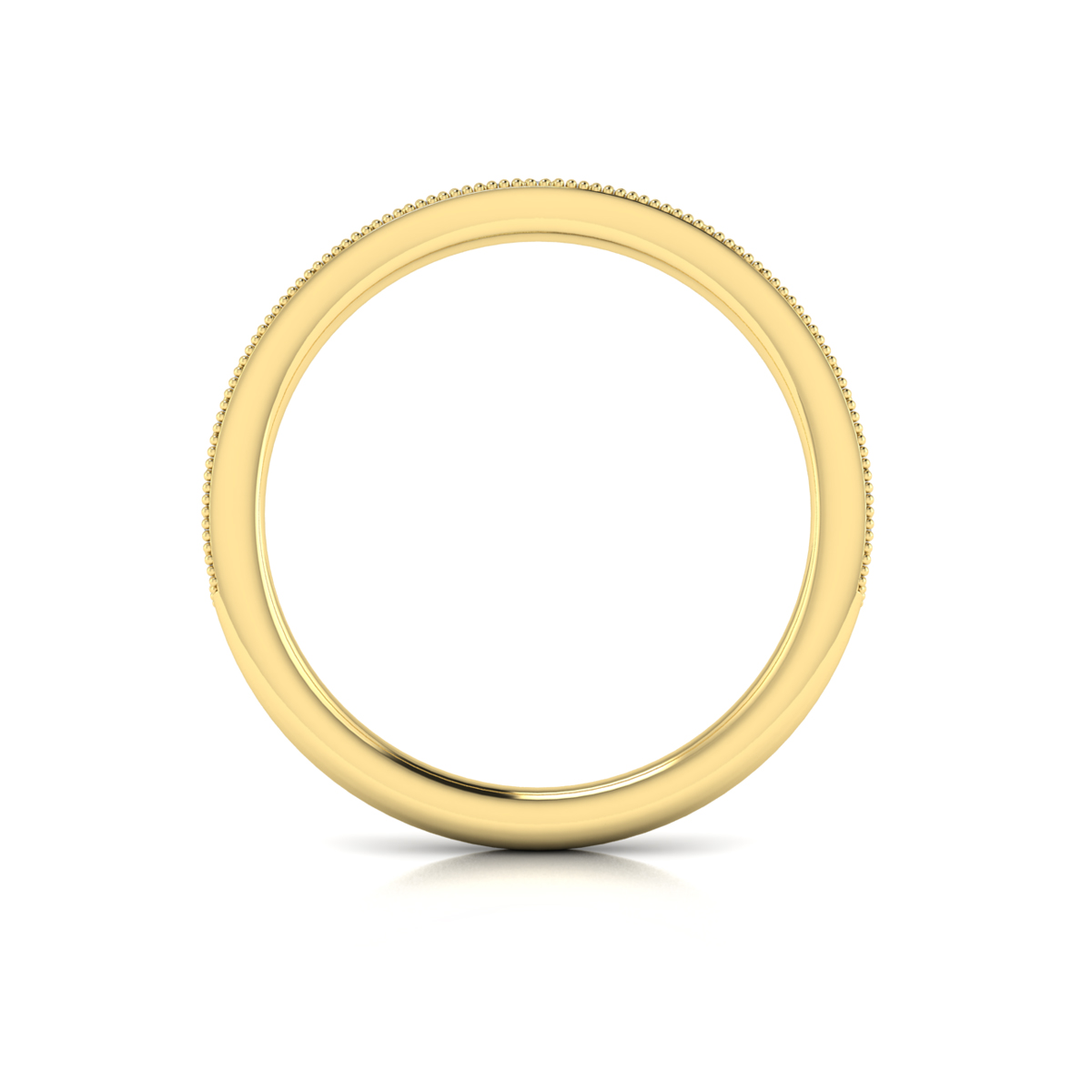 Matching Band for Vintage Splendor Oval Split Shank Engagement Ring
