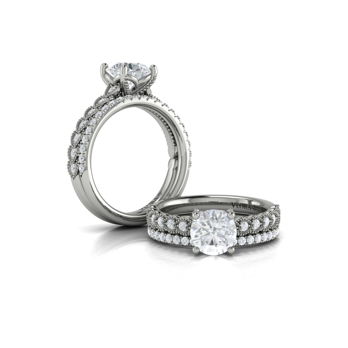 Matching Band for Modern Vintage Engagement Ring