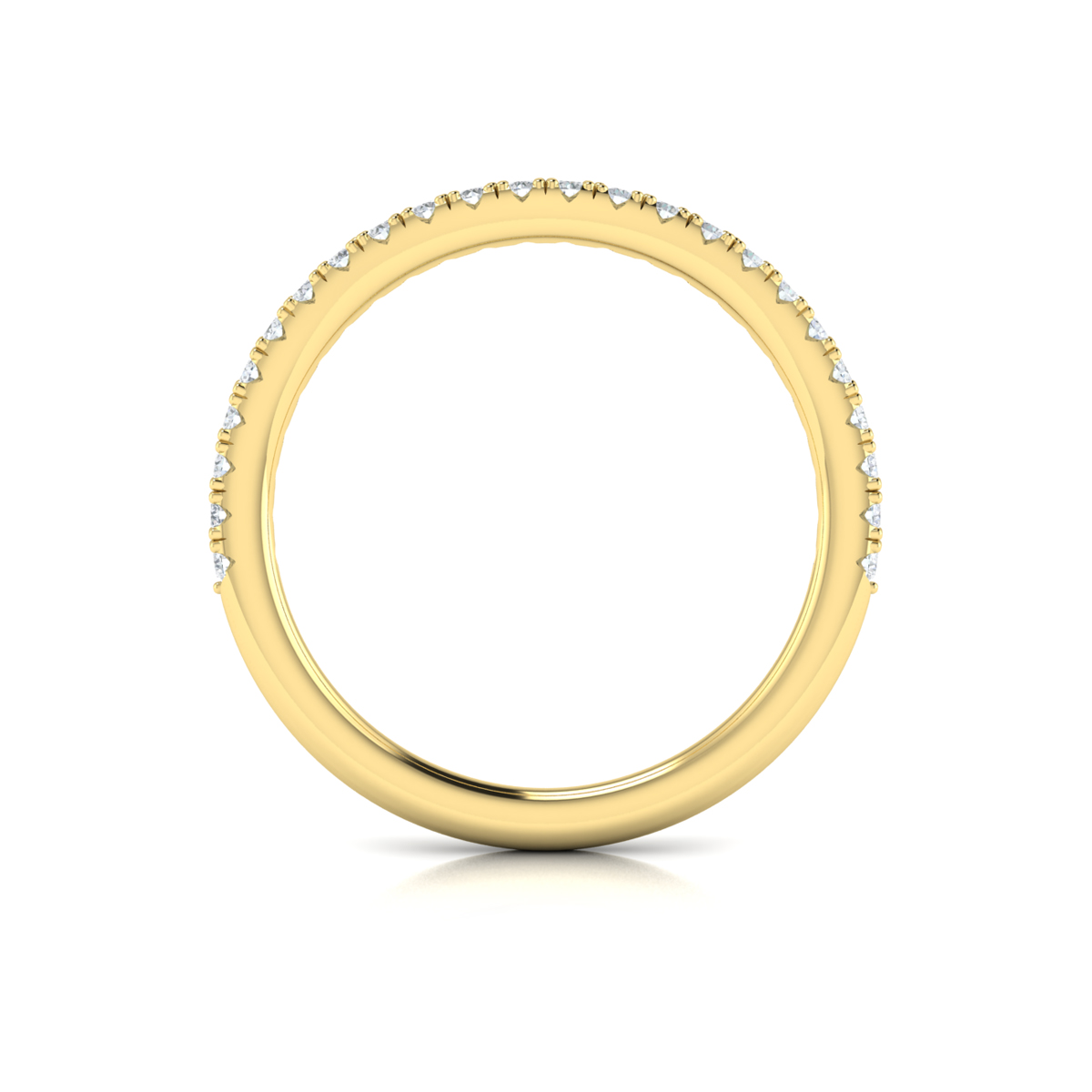 Matching Band for Horizon Oval Bezel Engagement Ring