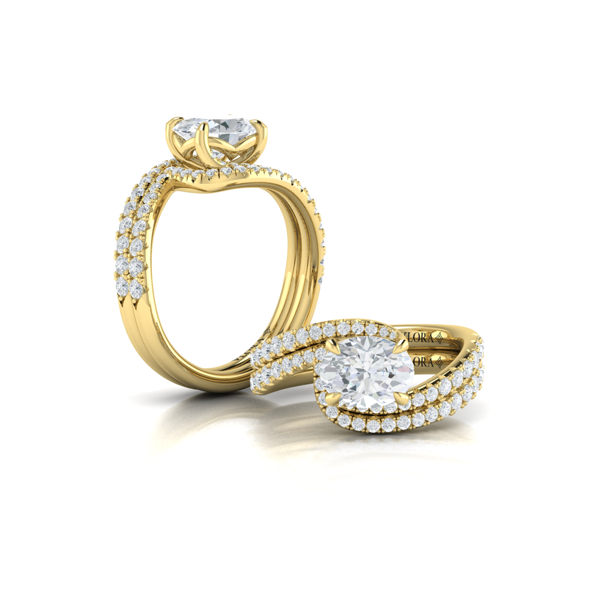 Matching Band for Celestial Engagement Ring