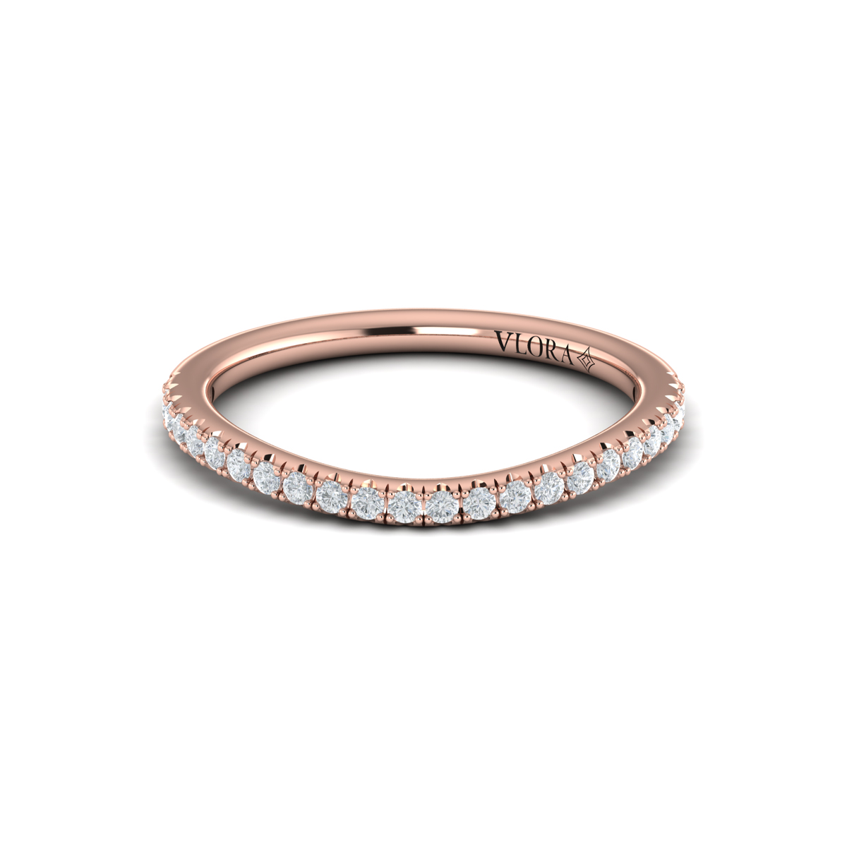 Matching Band for Reflection Engagement Ring