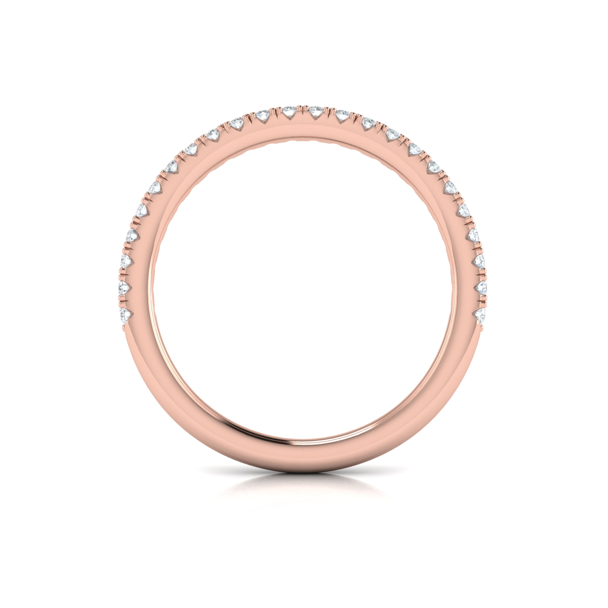 Matching Band for Reflection Engagement Ring