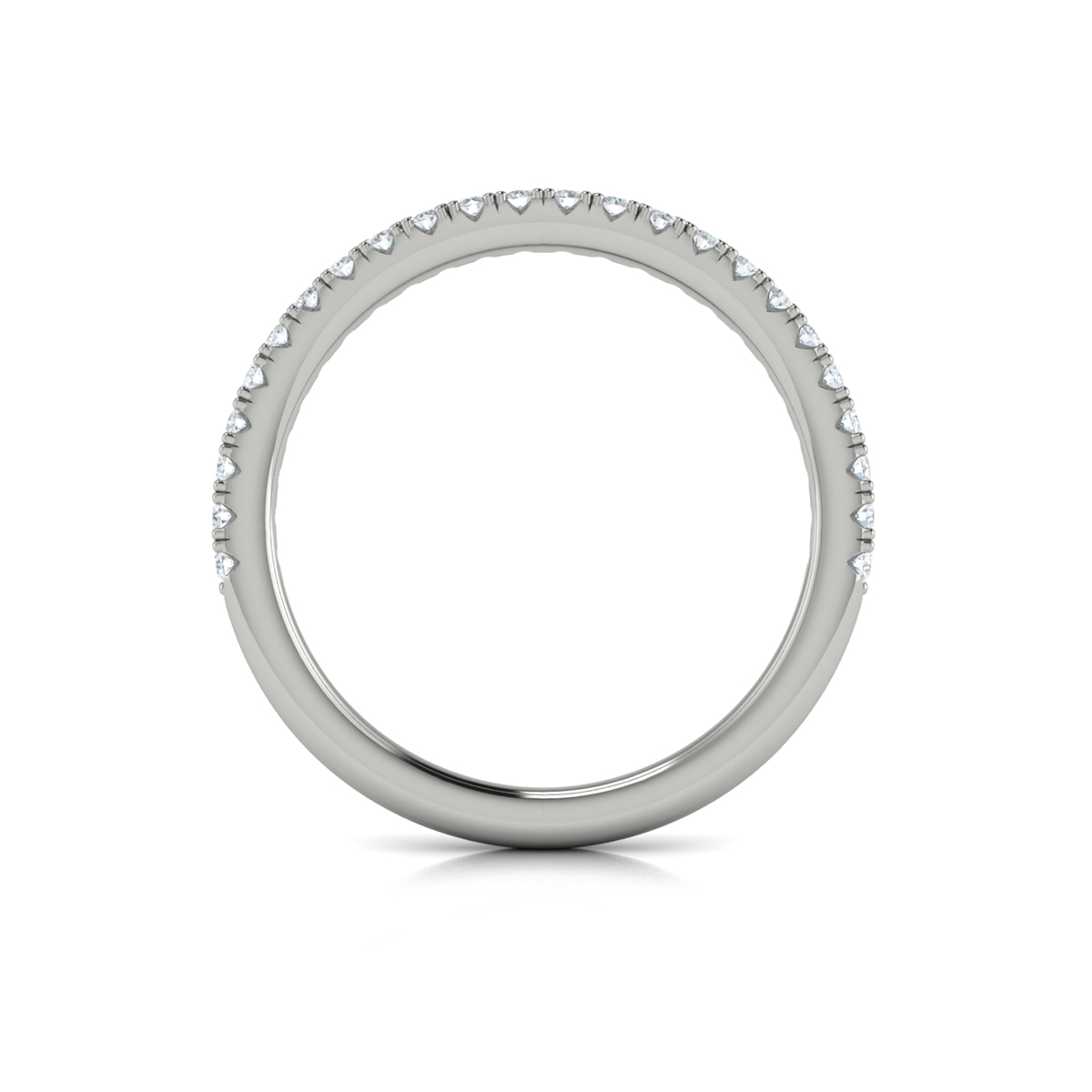 Matching Band for Reflection Engagement Ring