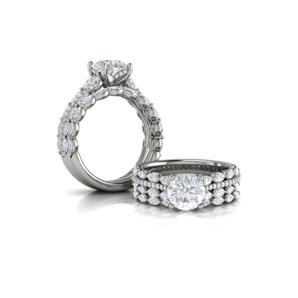 Matching Band for Harmony Engagement Ring