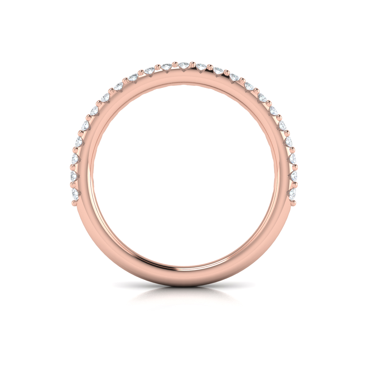 Matching Band for Ravishing Round Engagement Ring