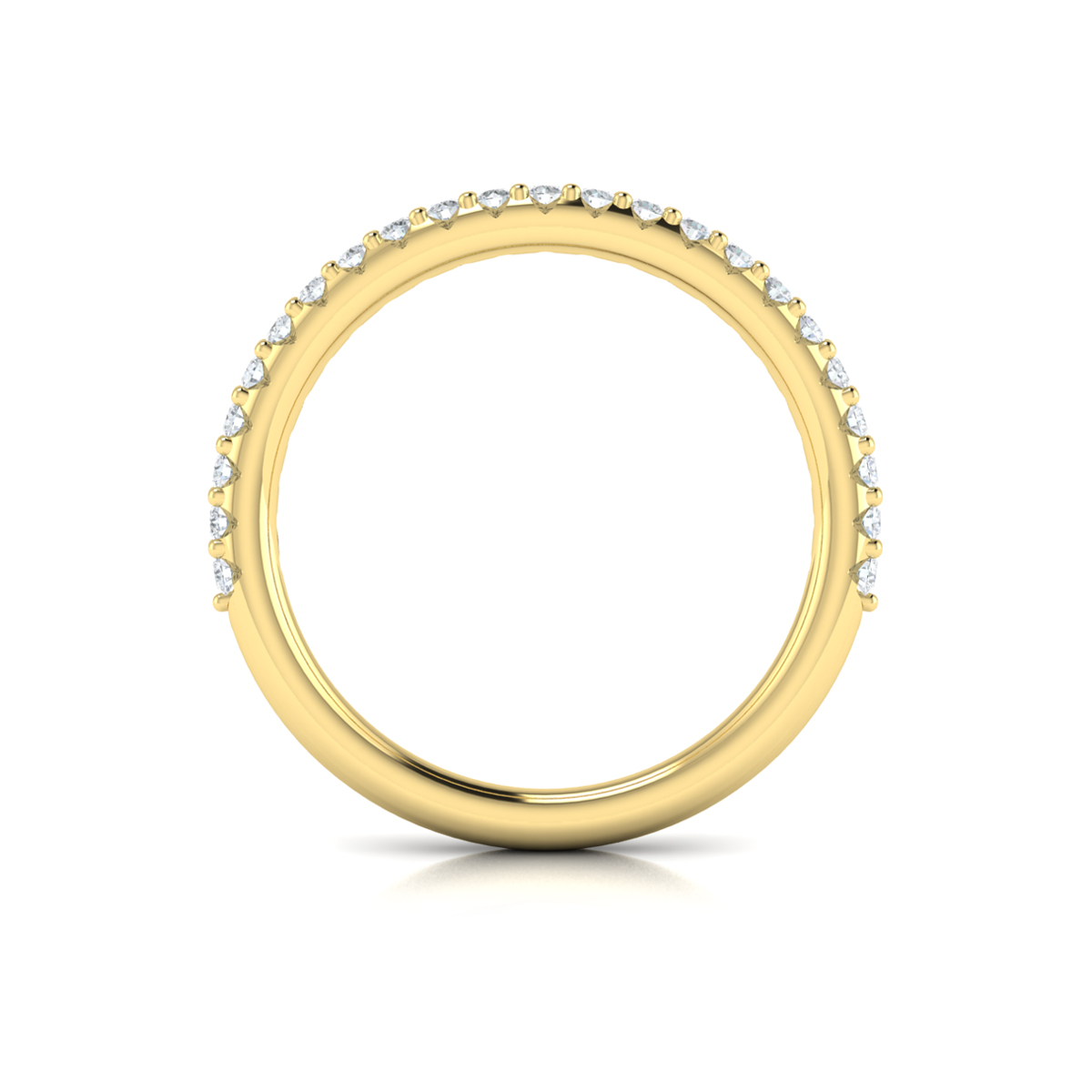 Matching Band for Ravishing Round Engagement Ring