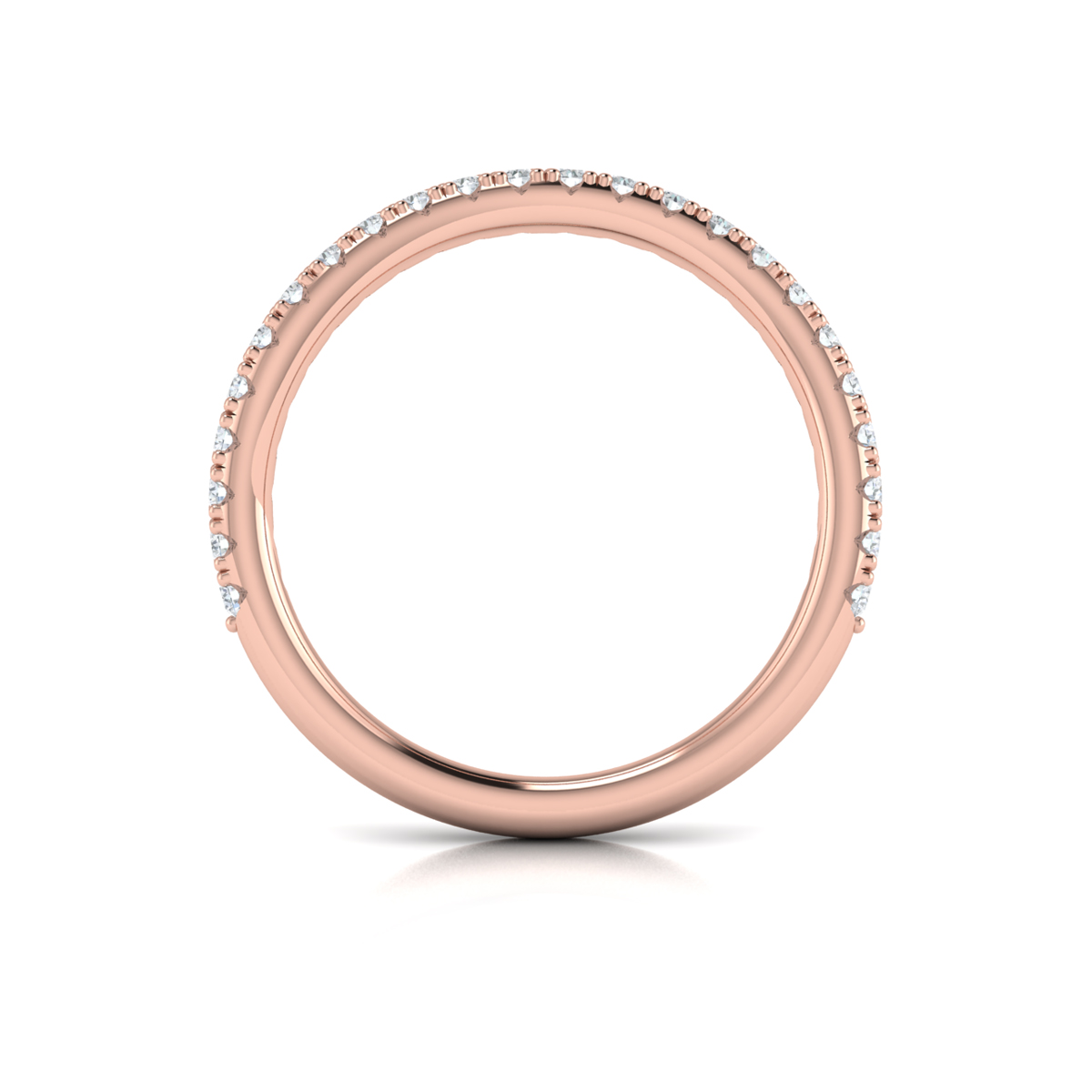 Matching Band for Flora Hidden Halo Engagement Ring