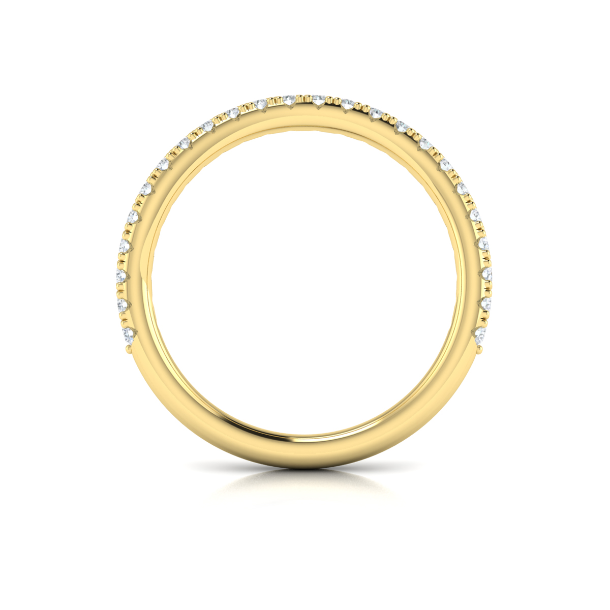 Matching Band for Flora Hidden Halo Engagement Ring