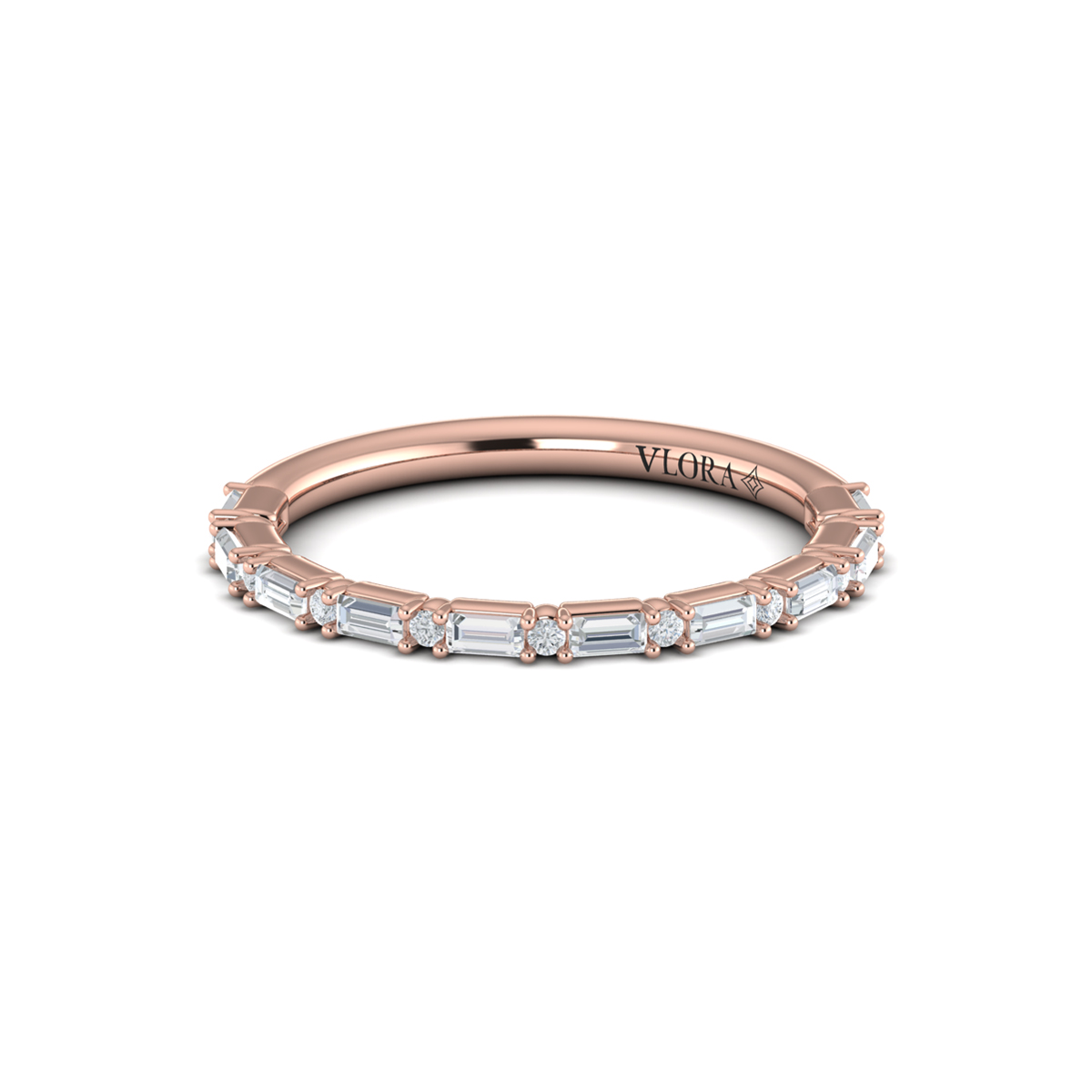 Matching Band for Opulent Oval Engagement Ring