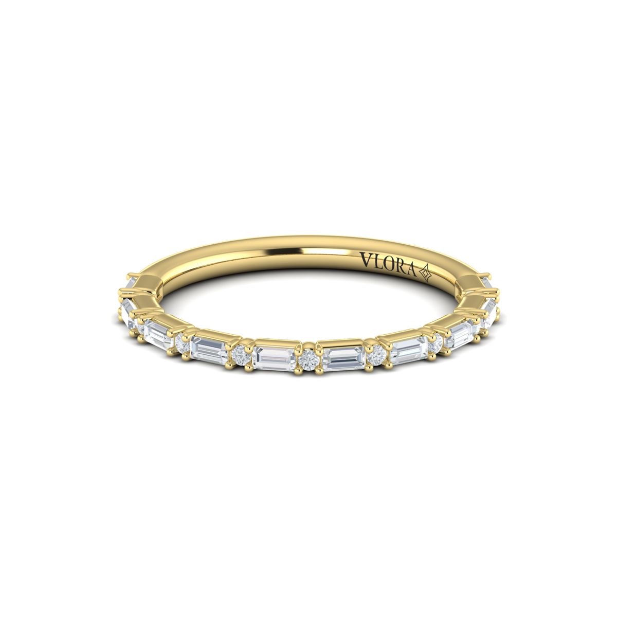 Matching Band for Opulent Oval Engagement Ring