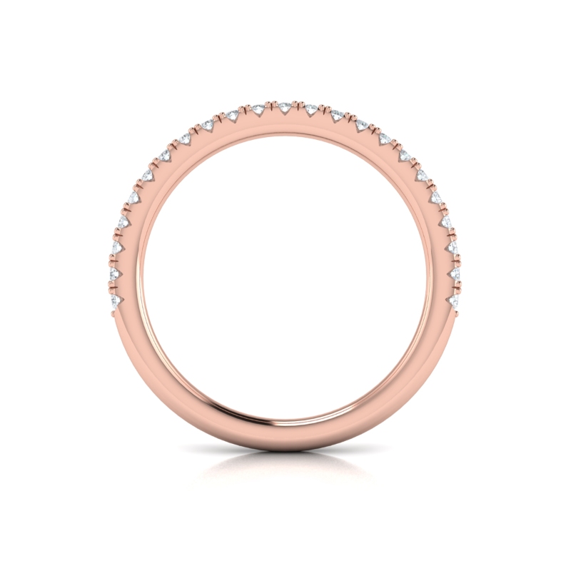 Matching Band for Floral Marquise Cluster Oval Engagement Ring