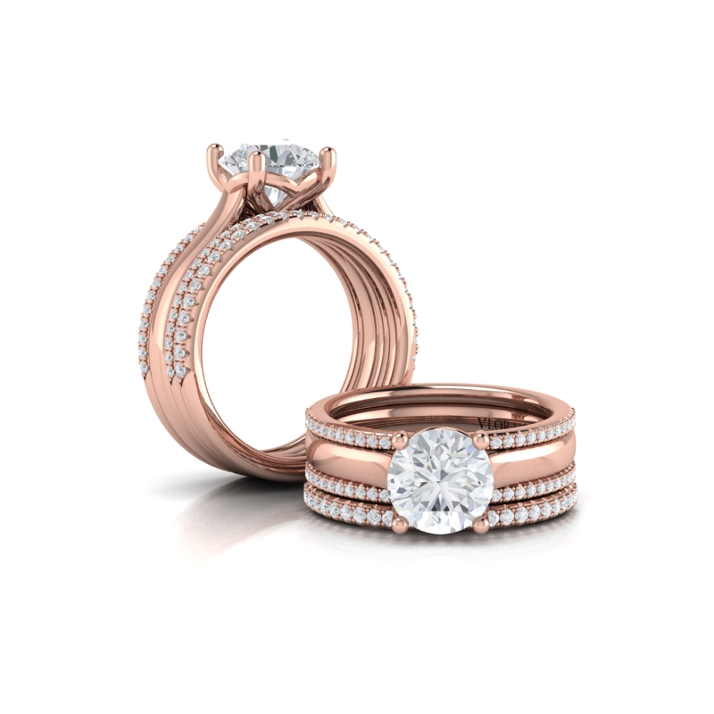 Matching Band for Triple Band Engagement Ring