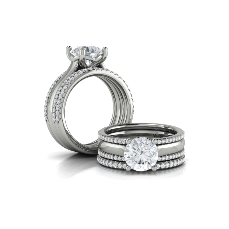 Matching Band for Triple Band Engagement Ring