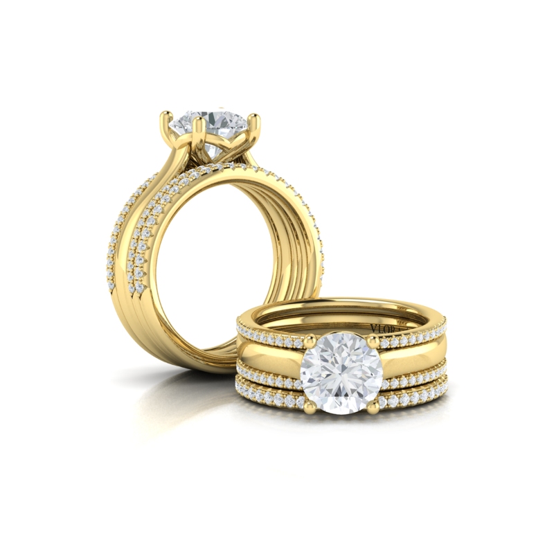 Matching Band for Triple Band Engagement Ring